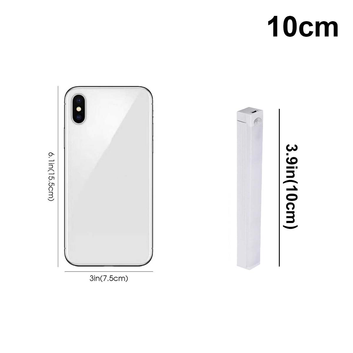 

Rechargeable Wireless Motion Sensor Magnetic Lighting Warm Color LED Night Light for Family Room Home Decoration MULTI