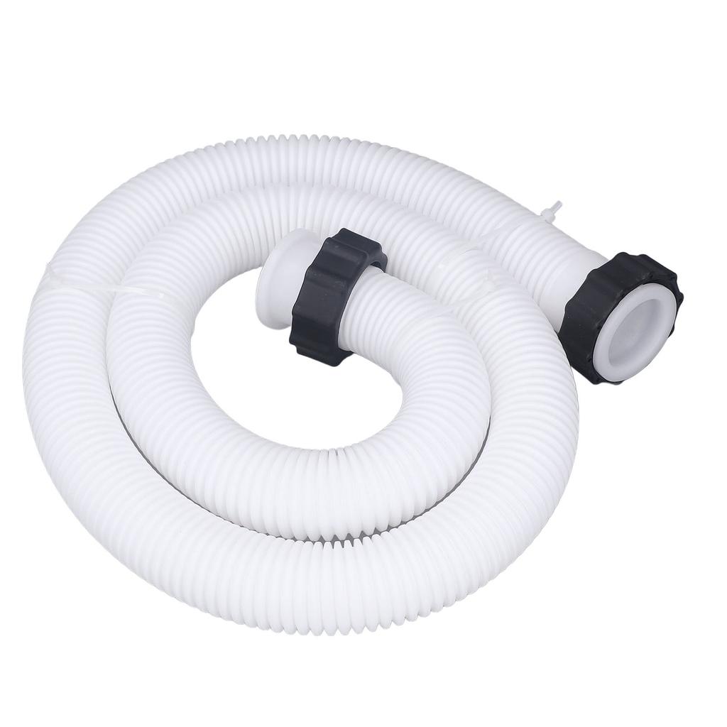 Pool Pump Replacement Hose for 1.5in Diameter Replacement Pool Hose for Above Ground Pools White