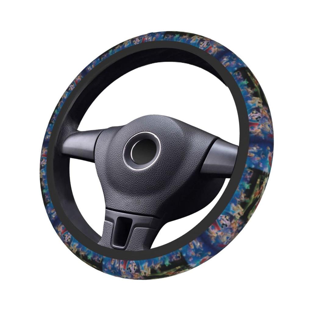 DIZZY Car Steering Wheel Cover for Kei and Standard Comfortable To the Interior 38cm Cars, Stylish, Non-Slip, Stain-Resistant, Touch, Accessory, Item,
