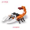 Insect Model Small Particle Building Blocks Spider Scorpion Animal Puzzle Assembly Education Toys for Children Kindergarten Gift