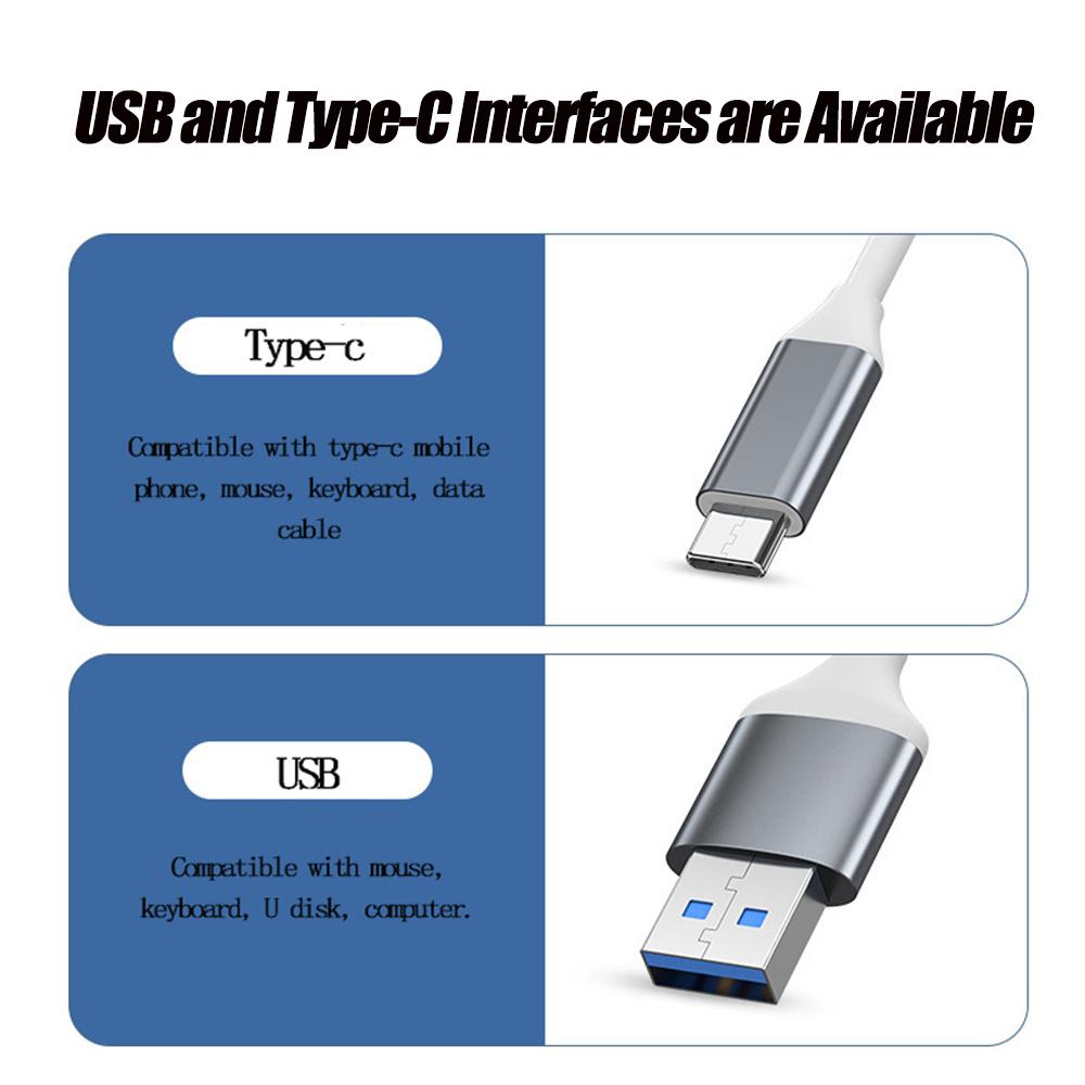 Hub USB 3.0 de 4 puertos Hub de puerto USB Divisor Tipo C de alta velocidad 5 Gbps Para accesorios de ordenador PC HUB multipuerto 4 puertos USB 3.0 2.0