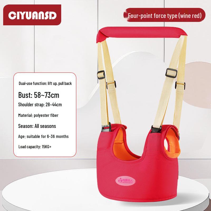 Multifunctional Breathable Baby Walking Harness with Anti-Fall, Anti-Choke, and Anti-Lost Features