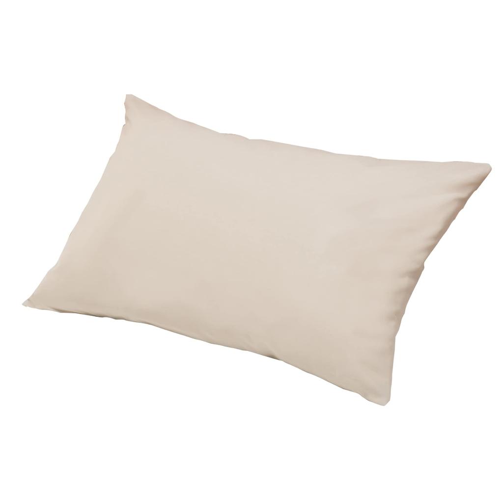 Nishikawa Fits 63x43cm Wide Smooth Satin Envelope Solid PJ03305011 Pillowcase, Beaute, BE3602, Beige, Pillows, Size, Washable, Skin-Friendly, 100%