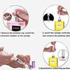 3Pcs Perfume Injection Converter Plastic Refill Adapter Tool For Transfer Liquid To Empty Bottle Travel Cosmetic Diy Accessory