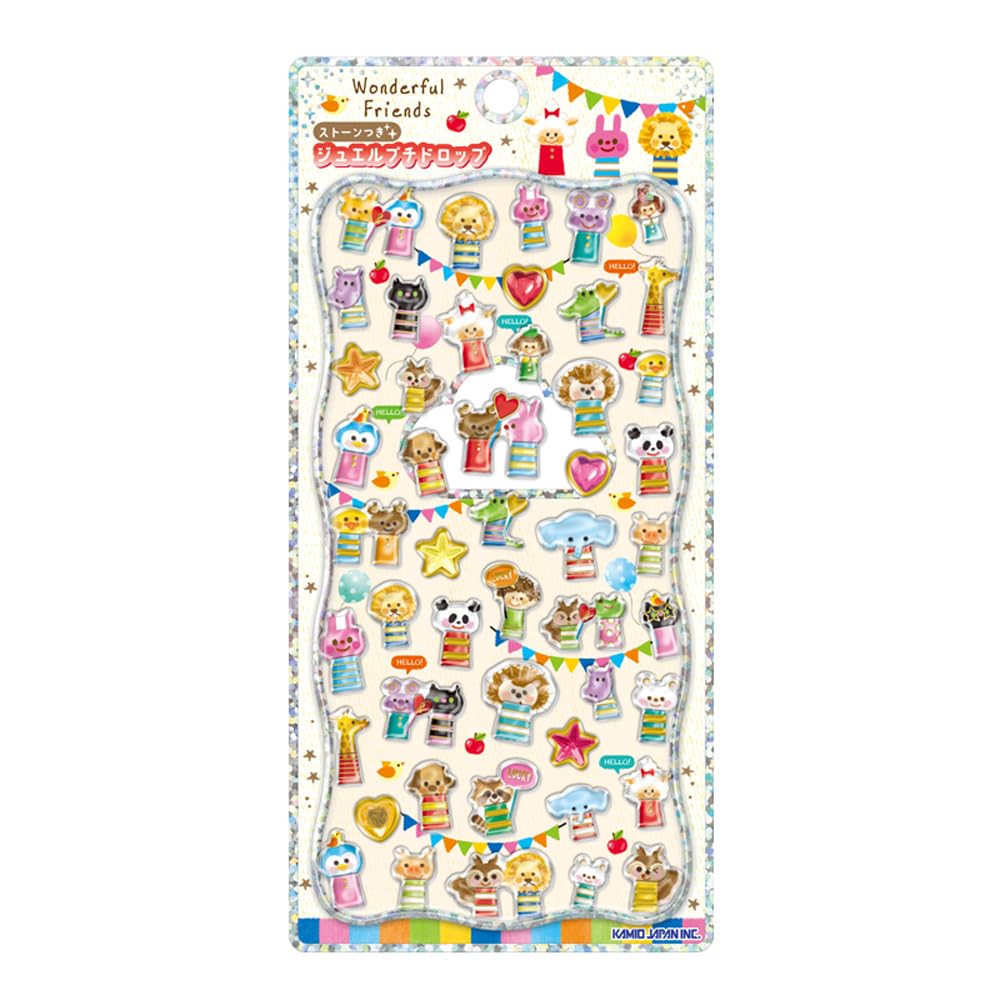 Kamio Japan Наклейка Jewel Petit Drop Чудесные Друзья 227691