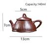140ml Yixing Handmade Purple Clay Teapot Lotus Shape Zisha Tea Pot Beauty Tea Infuser Kettle Chinese Tea Set Accessories Teaware