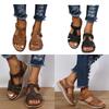 Cross-border Roman Style Fashion Vintage Women's Sandals With Soft Bottom And Comfortable Wedge Heel