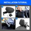 Motorcycle Front Rider Driver Backrest Black Sissy Bar PU Leather Cushion Seat Pad For Honda Rebel CMX300 CMX500 2017 2018-2026