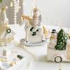 Ceramic Crafts Christmas Ceramic House Pendant Party Decoration  Merry Christmas Party