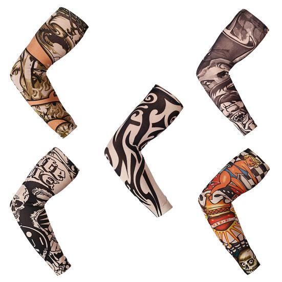 1 szt. Outdoor Anti-Sunlight Sport Tattoo Arm Sleeves Kolarstwo Piesze wycieczki Protect Cover