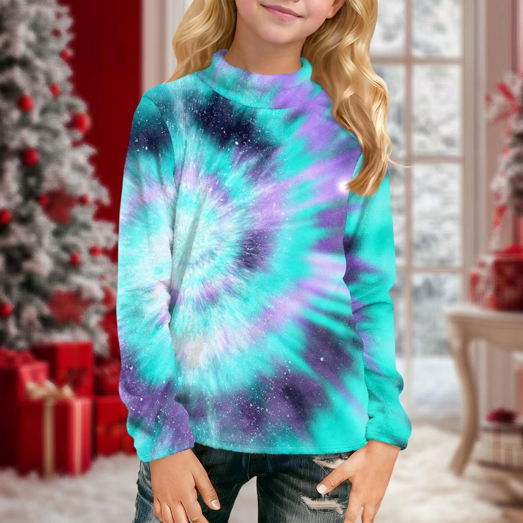 Kinder Alltags Langarm T-Shirt mit Aufdruck