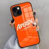 A-Aperol S-Spritz Phone Case For IPhone 17 Pro Max 16 15 14 Pro Max 13 11 X Xs Xr 8 7Plus Glass Cover