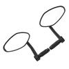 1 Pair Bike Rearview Mirrors 360 Degree Rotation Cycling Bar End Handlebar Mirror for Mountain Road