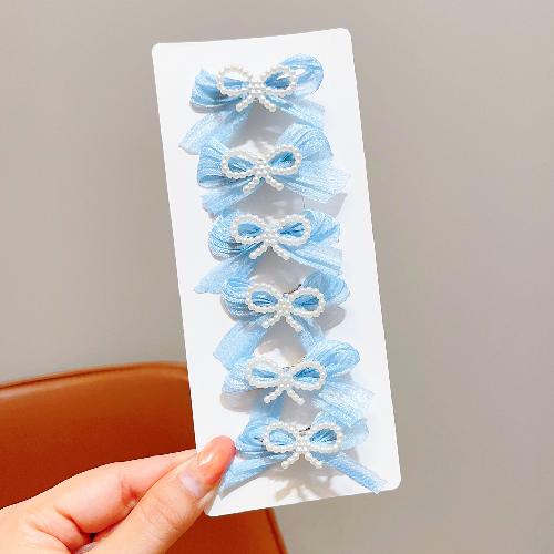 5pcs Clips Set for Kids Girl Hair Accessories Sweet Printe Hairbangs Hairclip Girls Barrette Ins Style Daisy Hairpin