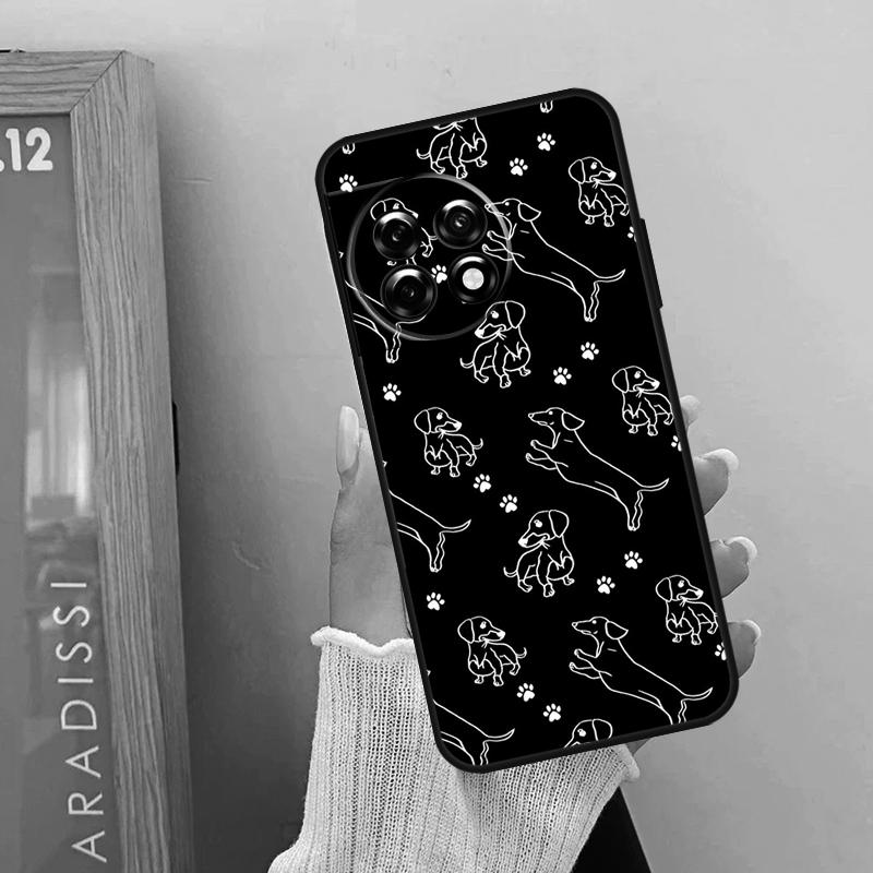 Dogs Dachshund Cute Case For OnePlus Nord 5 CE 2 3 4 Lite N20 N30 OnePlus 15 R 13R 12R 10R 13T 10T 11 12 13 Cover