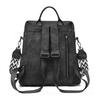 Vintage Women's Backpack PU Dual-purpose Shoulder Bag Large Capacity Commuter Backpack