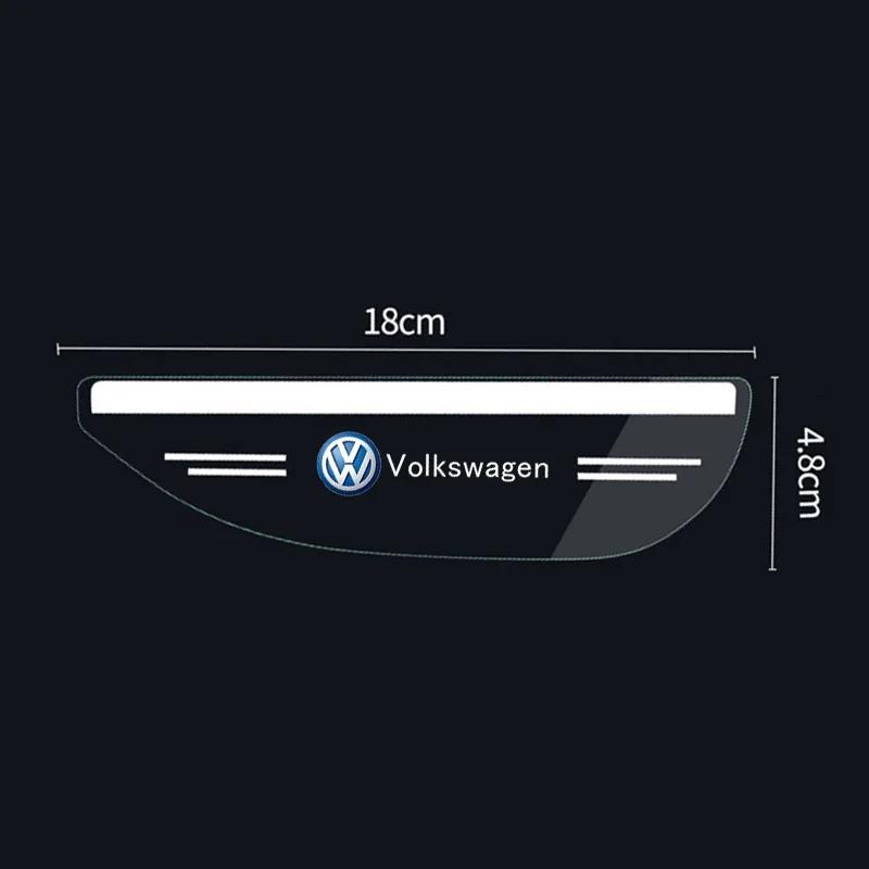 Para VOLKSWAGEN VW 2 Piezas Pegatinas Protectoras para Espejo Retrovisor de Coche para Volkswagen Passat Golf Bora Jetta Beetle Scirocco POLO S