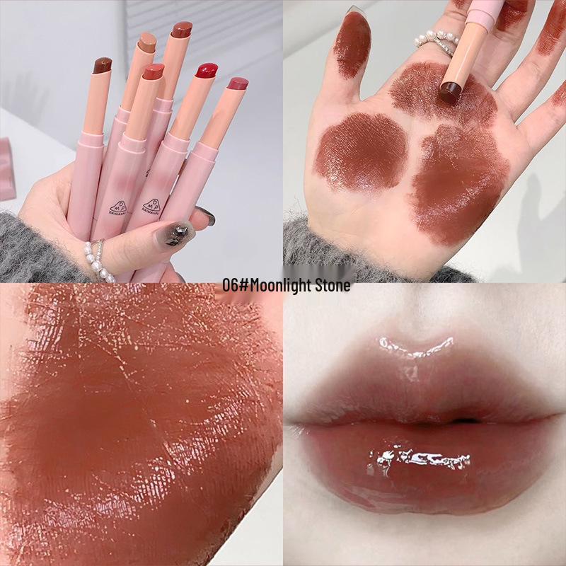 

DAIMANPU Melting Mirror Lip Gloss: Moisturizing, Mirror-Finish Lip Glaze for Students & Everyday Nude Look.