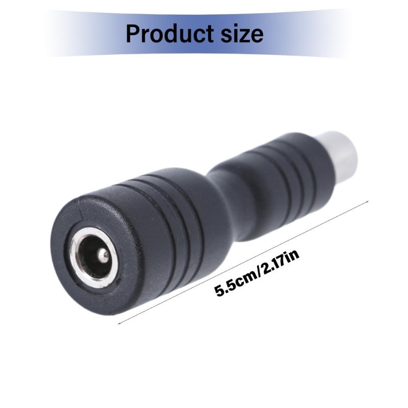 Power Plug Adapter 8x2mm Male to 5.5mmx2.1mm Female Connectors Transfer Converter Adapter for Photography Equipment