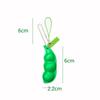 2-20pcs Fidget toy bag Portachiavi stress relief Edamame toy squeeze pea keychain cute stress adult toy keychain