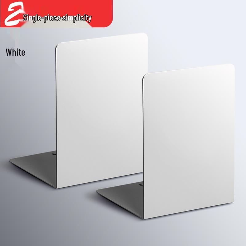 Extendable Metal Bookends for Student Use - Desktop Book Holders and Stoppers