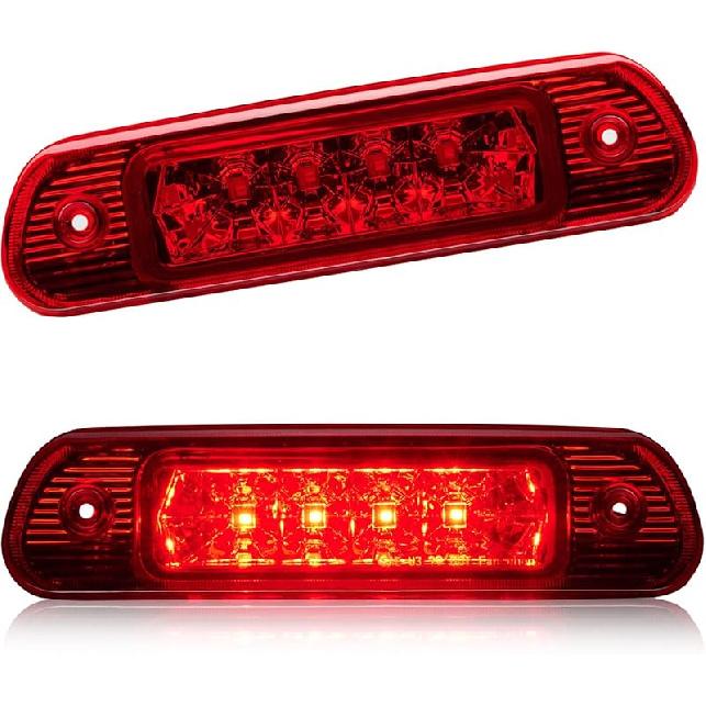 Third 3Rd Brake Light LED For 2014-2018 Chevy Silverado/GMC Sierra 1500 2500HD 3500HD, High Mount Rear Brake Lights Assembly, Waterproof Center Cab