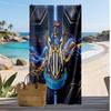 Newcastle United Football Print Beach Towel, Large Soft Quick Dry Towel for Beach Camping Swimming