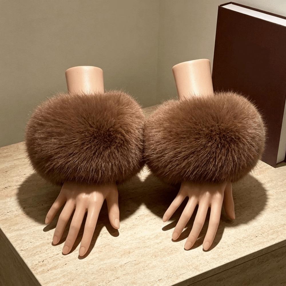 Soft Sleeve Cuffs Keep Warm Jacket Arm Warmers Durable Arm Warmer Sleeves Office