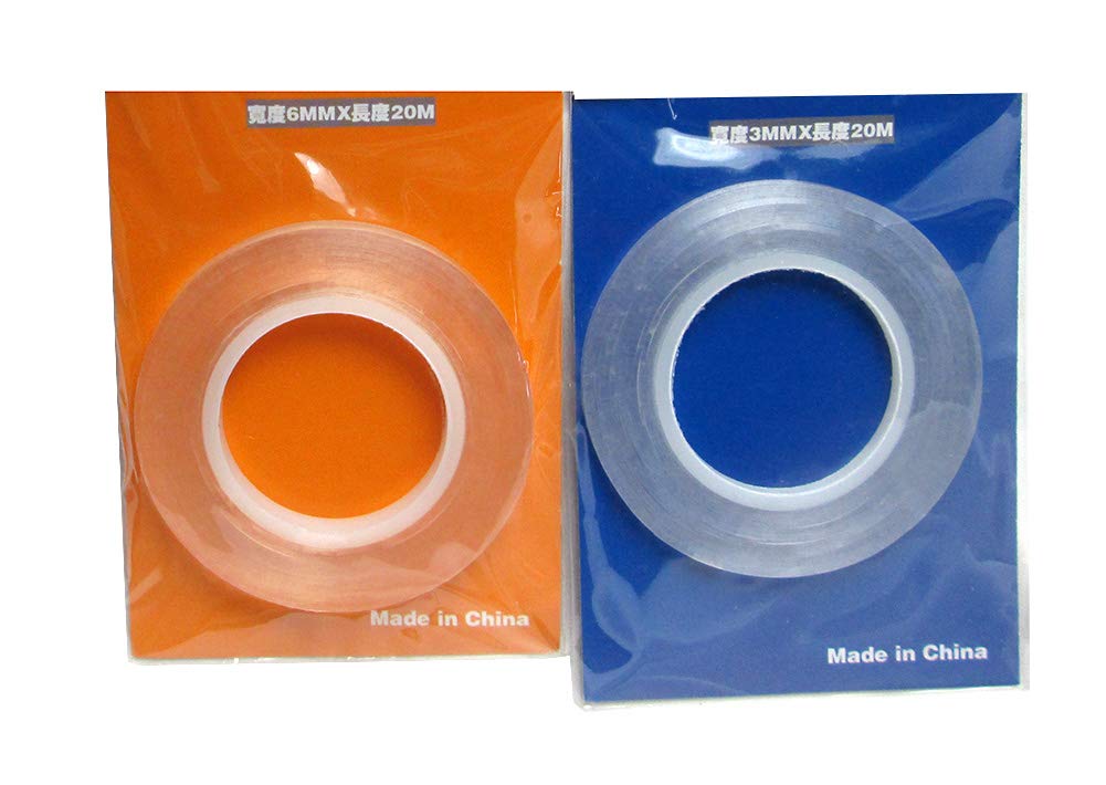 

Guide Tape 6mm 3mm Set 6mm for Grooving Guides on Gunpla and Robot Scale Models R-STYLE & (3mm & Set)