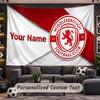 Wall Hanging Tapestry Custom NameMiddlesbrough FC Pattern Personalized Printed Fabric Wall Decor