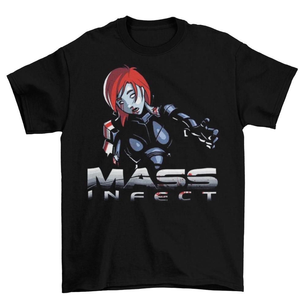 Mass Effect Nákaza Tričko Unisex Dospělé Velikosti Andromeda Shepard Sci-fi Nové