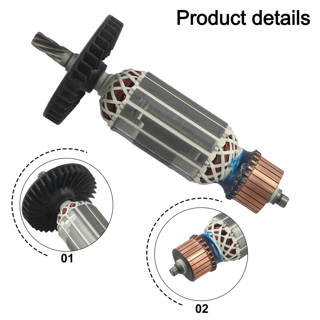 Circular Saw Rotors Amature Rotor Accessories Easy Installation Parts Replacement Spare Brand New For 1619P06345