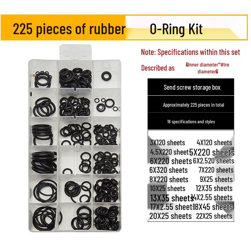 Nitrile Rubber O-Ring Seal Kit