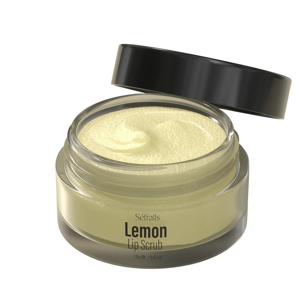 Lemon Lip Scrub 18g Lips Care Nourishing and Moisturizing Lip Care Exfoliating scrub