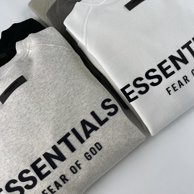 Men's Fleece Hoodie - European & American High Street Style, Round Neck, Loose Fit for Autumn/Winter.