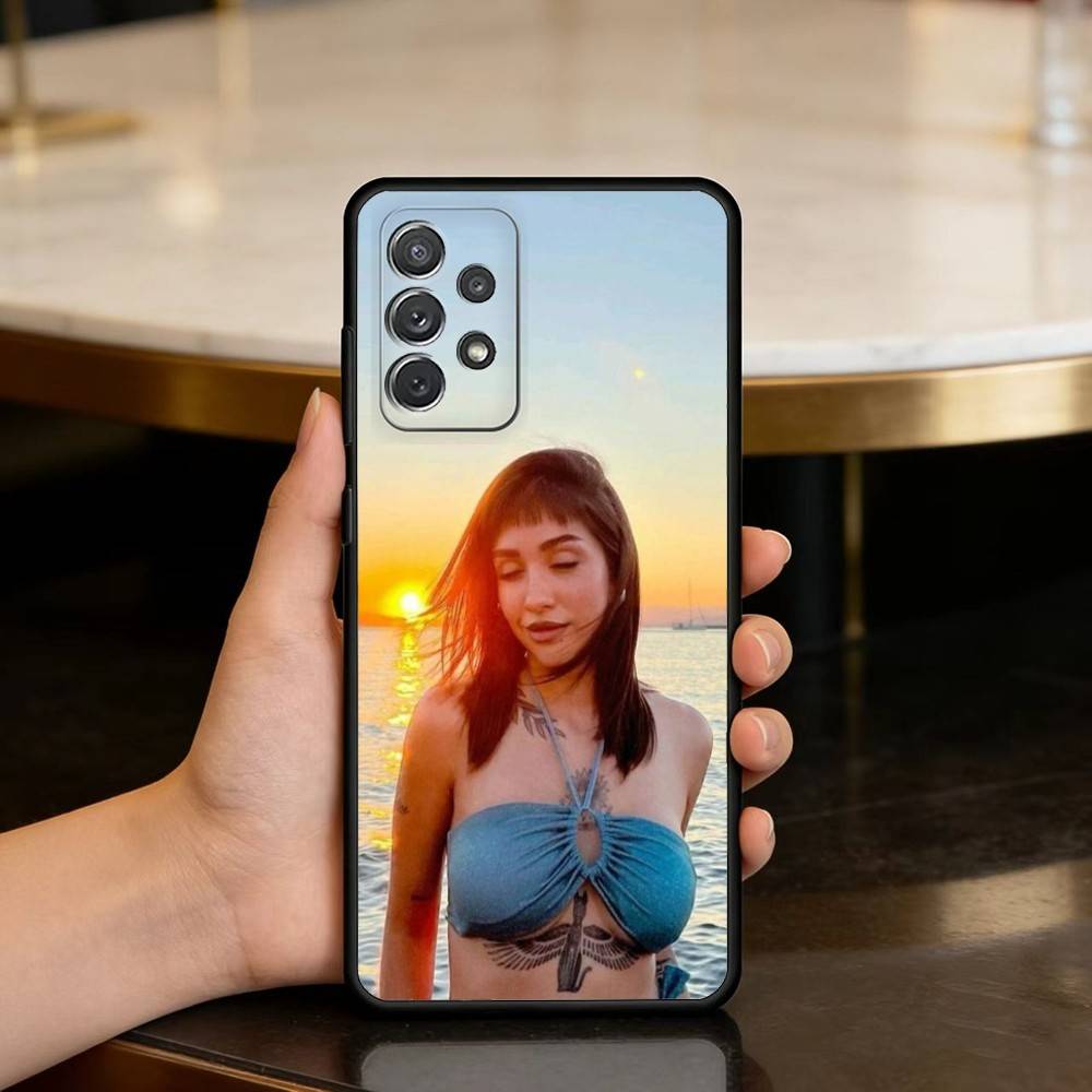 S-Singer M-Maria B-Becerra Soft Silicone Black Cover Phone Case For Samsung Galaxy A73,A72,A71,A70,A53,A52,A51