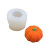5Pcs 3D Embossed Pumpkin Silicone Candle Mold For Diy Resin Soap Crafts And Halloween Thanksgiving Home Decor