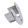 Thickened Stainless Steel Clothes Curtain Rod Round Tube Closet Wardrobe Clothes Rail Support Rod End Support Pole Flange