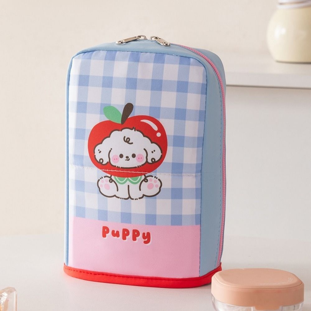 Oxford Cloth Standing Cosmetic Pouch Dust-proof Makeup Brush Holder Makeup Organizer  Pen Storage