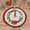 Creative Christmas Tree Apron Round Xmas Tree Skirt Christmas Base Cover  Tree Base Supplies