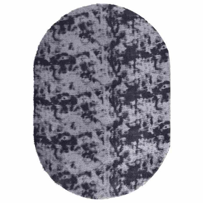 VidaXL Tapis Shaggy à poils longs gris foncé 300x200 cm polyester, tapis, tapis de chambre, tapis moderne, tapis de salon, 4102936