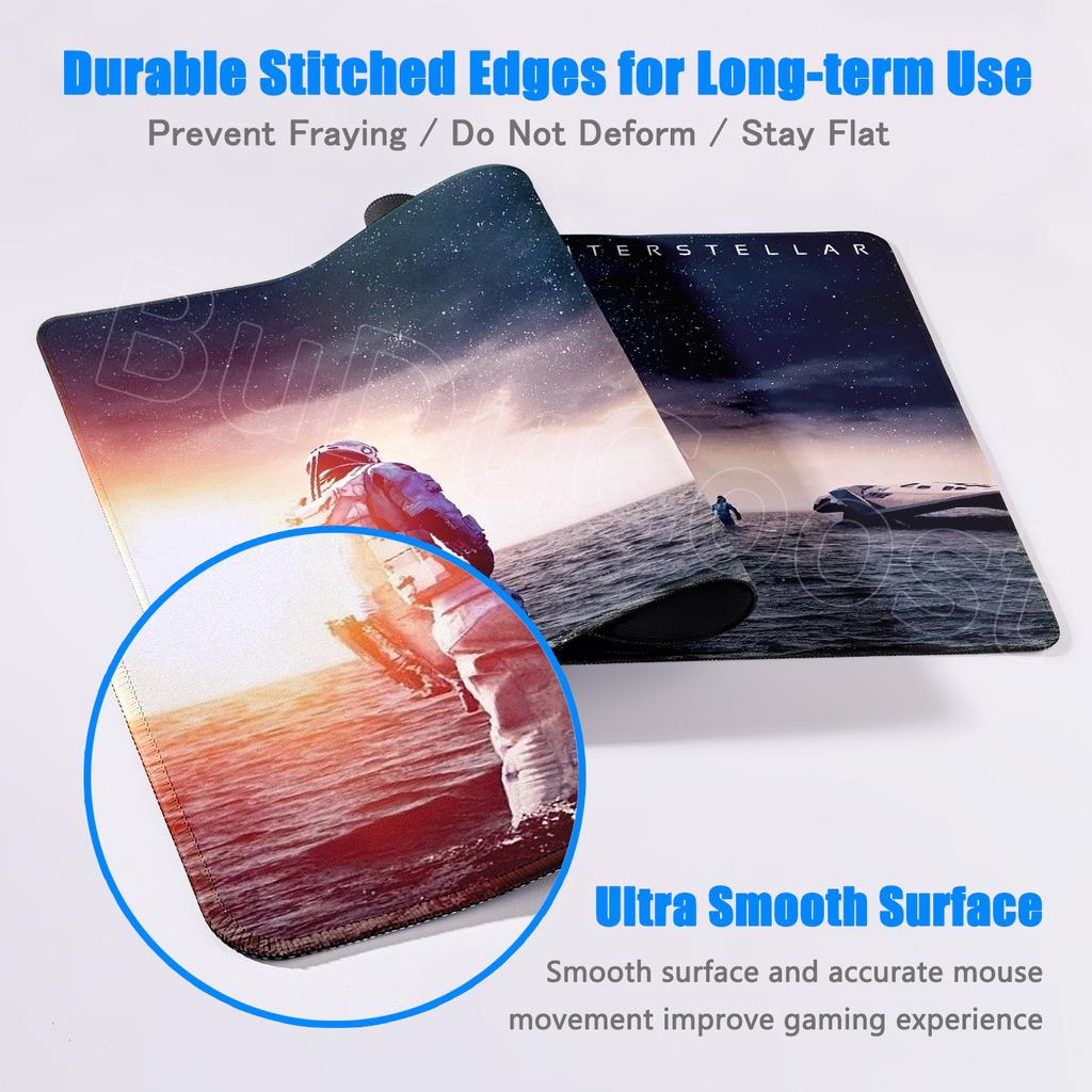HD Printing Movie Interstellar Mouse Pad Large Size Desk Mats Keyboard 1000×500 Office Laptop Gaming PC Non-slip Rubber Mousepad