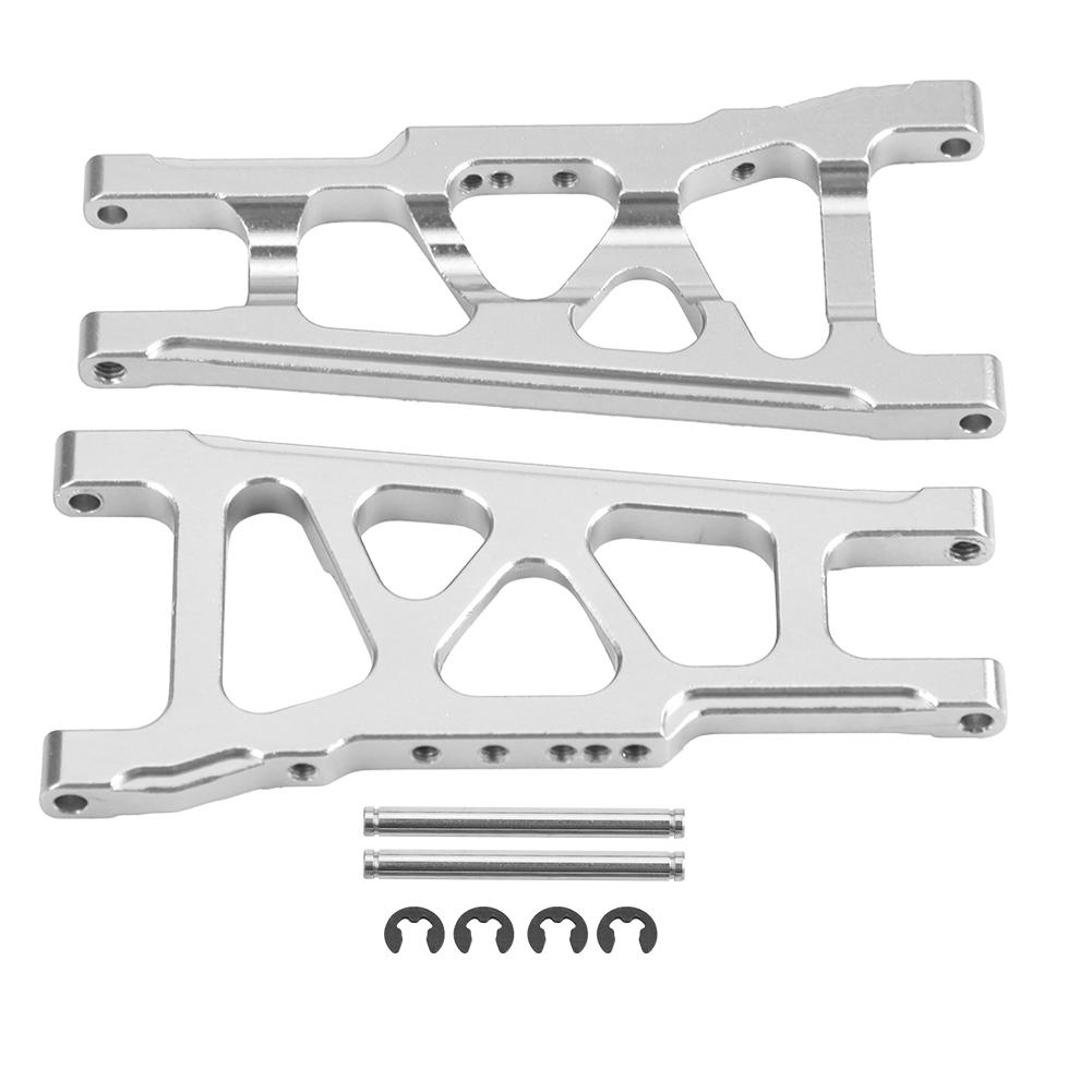 Aluminium Alloy Front Rear Universal Suspension Arm for Traxxas Slash 110 RC Car (Silver)