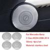 For Mercedes-Benz C Class W204 08-14 Steel Car Door Speakers Stereo Decorate Cover Speaker Trim Cover