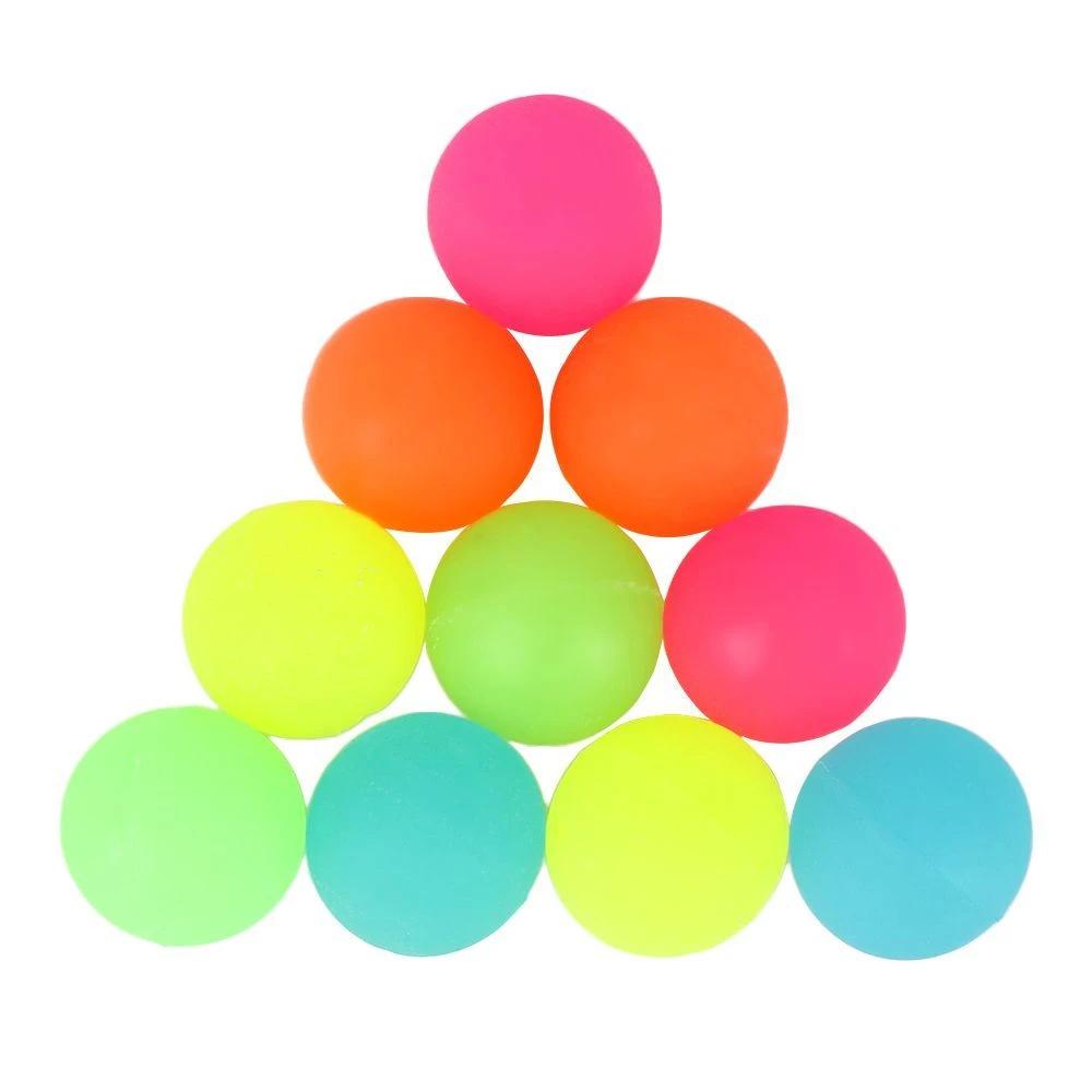 1PC Colorful Bouncing Rubber Balls Kids Toy Boy Outdoor Children Sports Games Elastic Jumping Balls Anti Stress Learning Playthings