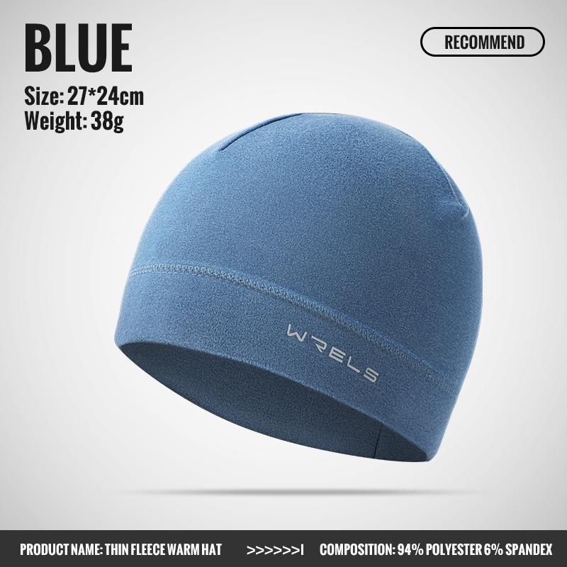 

WRELS Winter Cycling Cap Windproof Keep Warm Skiing Cap Road Cycling Warm Hat Snow Outdoor Sport Thermal Fleece Running Headband