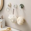 Light Luxury Suction Cup Hooks Heavy-Duty Removable Transparent Multi-Purpose Wall Bathroom Towel Door Sticky Hooks