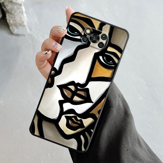 

Чехол для Xiaomi Poco X3 Nfc X4pro M3 C40 для Mi 12 11 10 10t 8 Note10 Lite 11ultra 11t Pro F1 Пикассо абстрактная художественная живопись For Mi Note 10 Lite