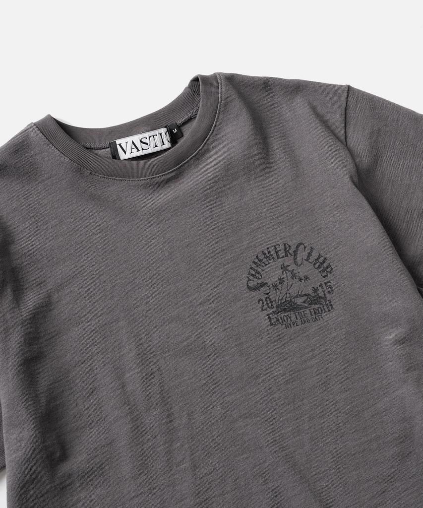 VASTIC Summer Club T-Shirt_Charcoal