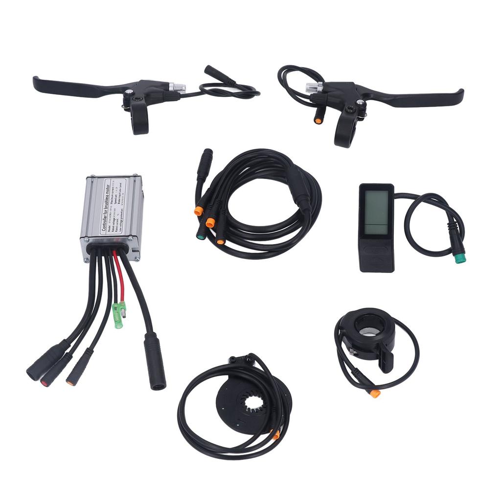 Electric Bike Modification Kit Waterproof 15A Controller LCD4 Panel Kit for 250W Motor